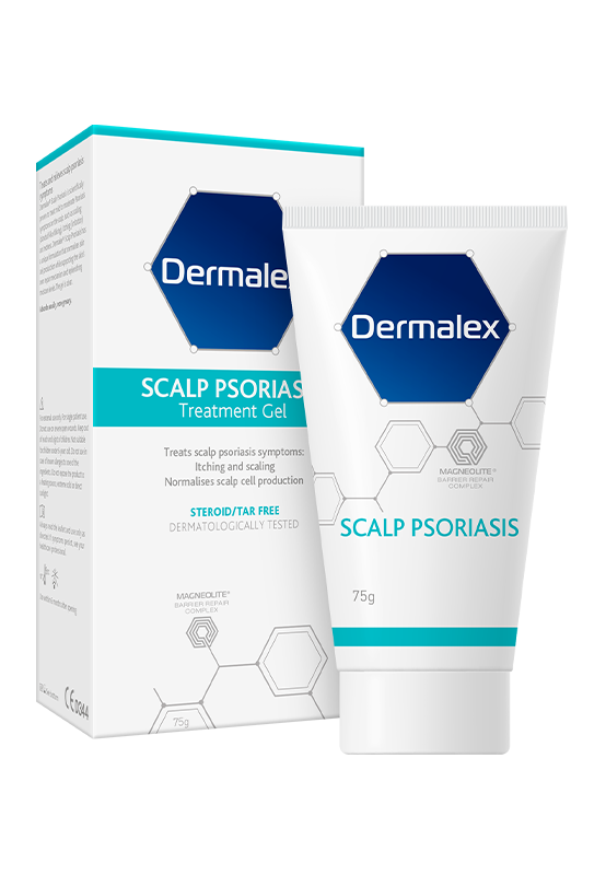 DERMALEX <strong>SCALP Psoriasis Treatment Gel</strong> Packaging